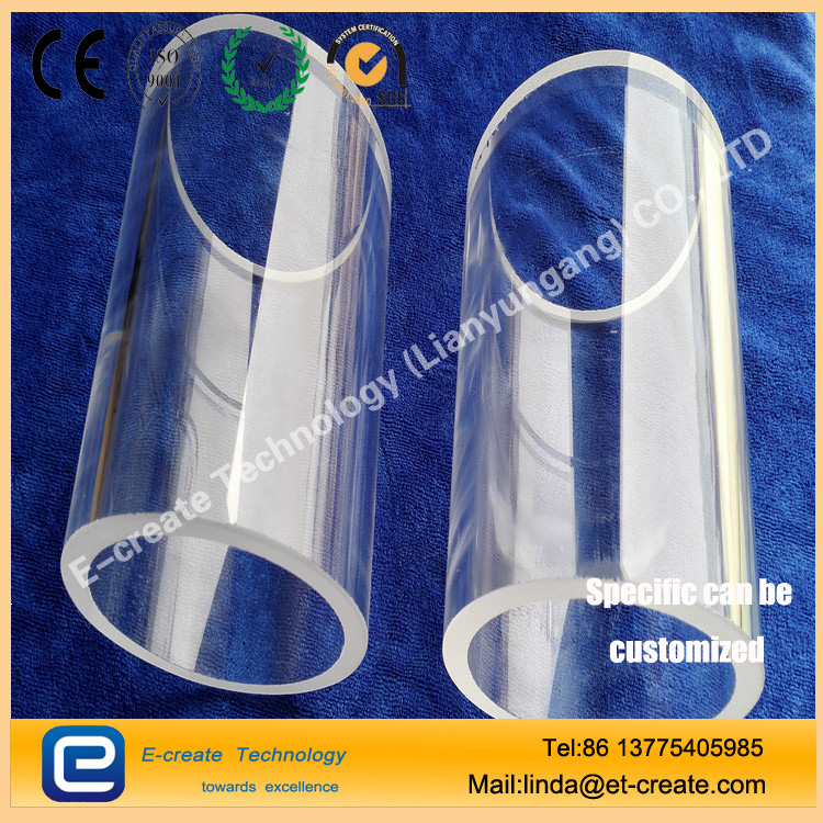 High temperature quartz tube Quartz casing