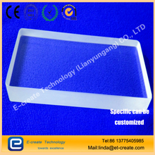 Transparent Punching Shaped Stereo Film Scrubber High Temperature Window Customized Slotted Shaped