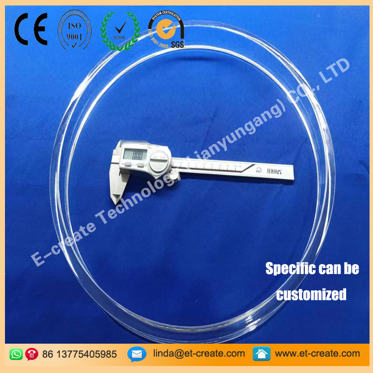 MPCVD Quartz ring，Quartz rings for CVD equipment，Quartz Rings for CVD Diamond Growth Equipment
