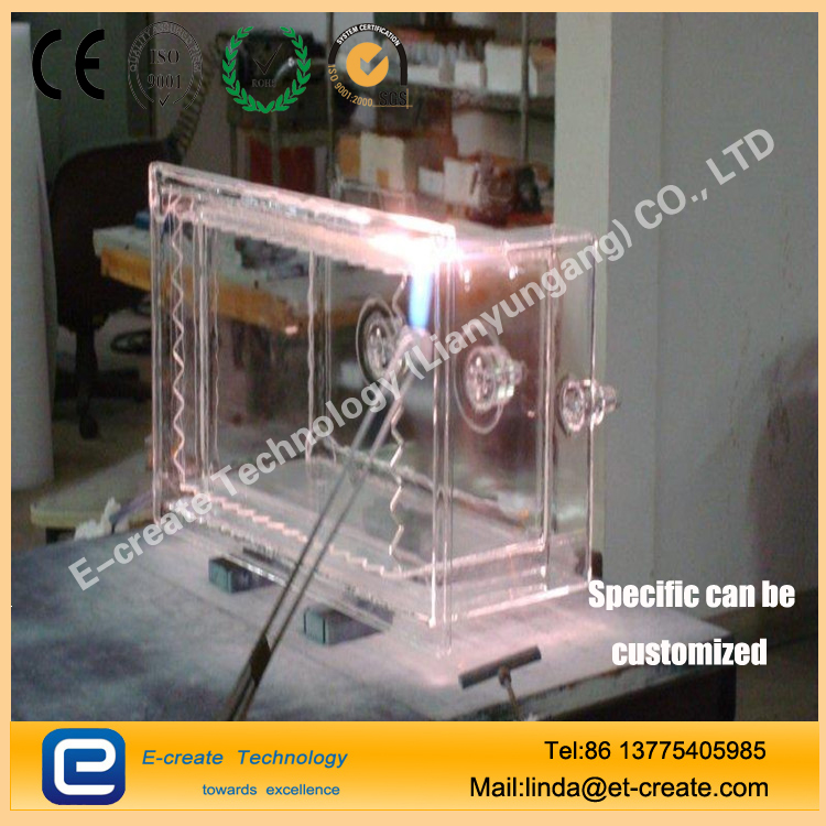 Quartz square cylinder with high quality