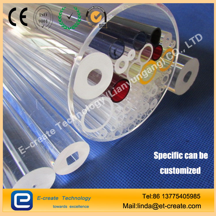 Quartz tube for air conditioning