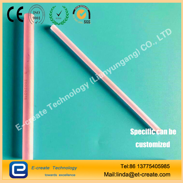 D8*185mm D7*165mm threaded Nd:Yag anti-reflection coating laser crystal rod can be customized