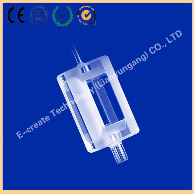 optical crystal transparent cheap quartz flow cuvette special requirement